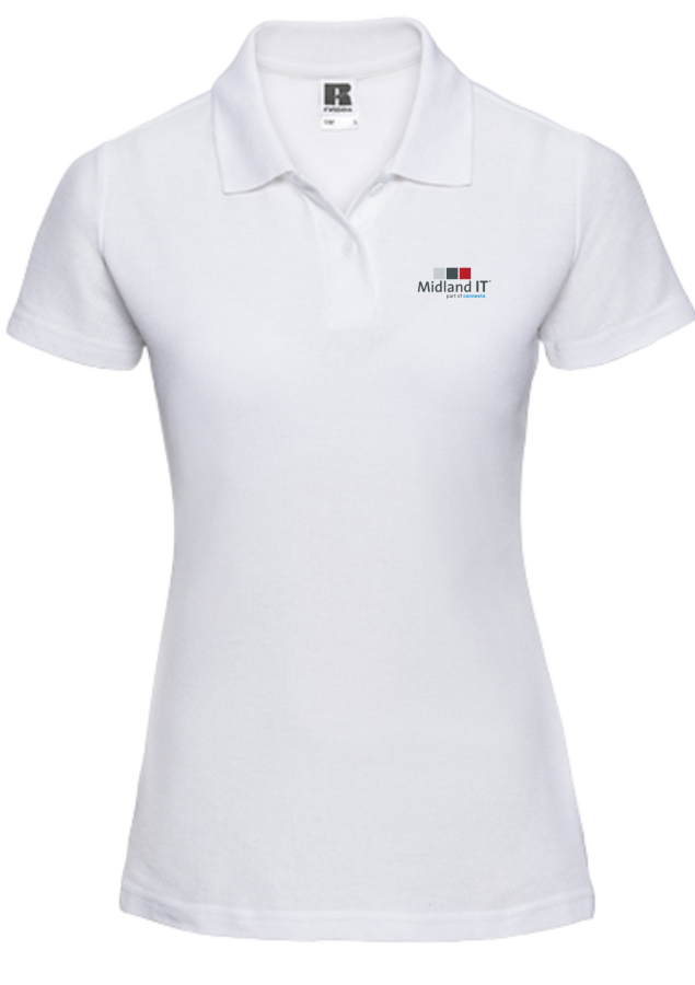 Midland IT Polo Damen weiß